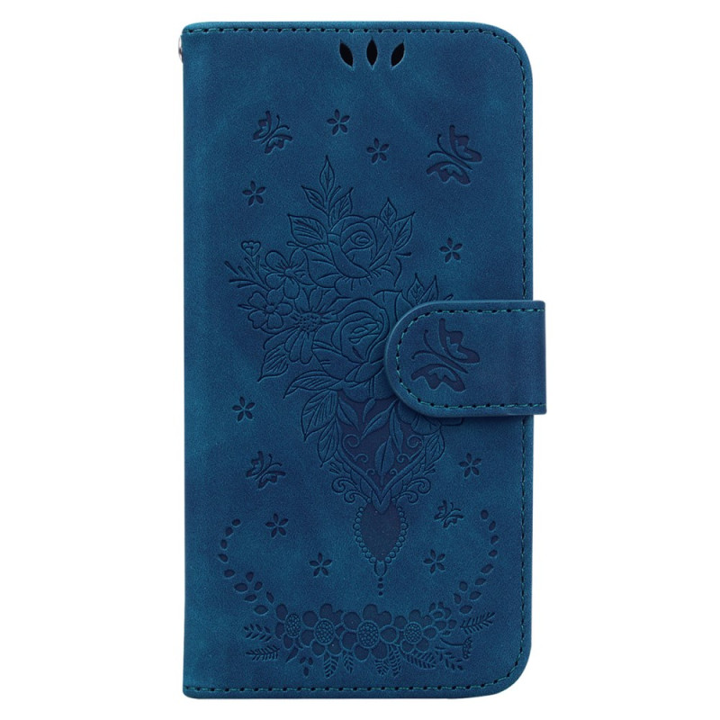 Honor 200 case with butterflies and roses print