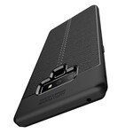 Case Samsung Galaxy Note 9 Leather Effect Lychee Double Line