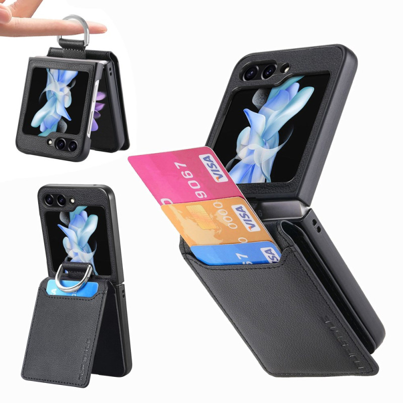 Case Samsung Galaxy Z Flip 6 Card Holder and Ring