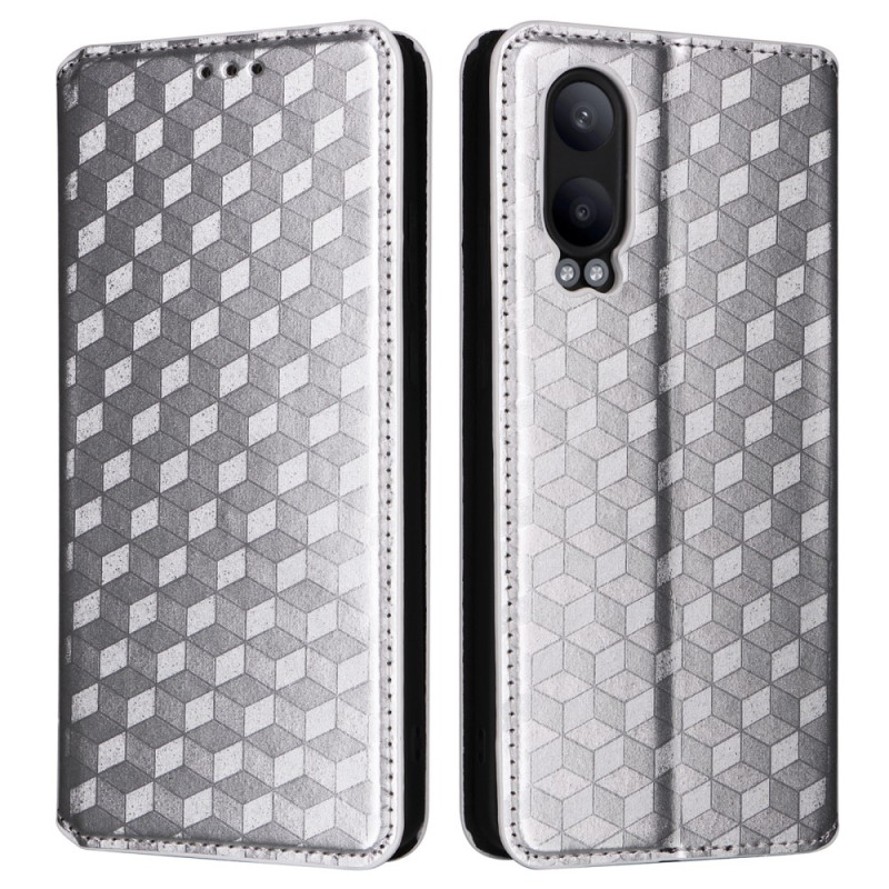 Flip Cover OnePlus
 Nord CE 4 Lite 5G 3D rhombuses