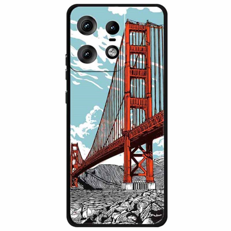 Cover Motorola Edge 50 Pro Golden Gate Bridge