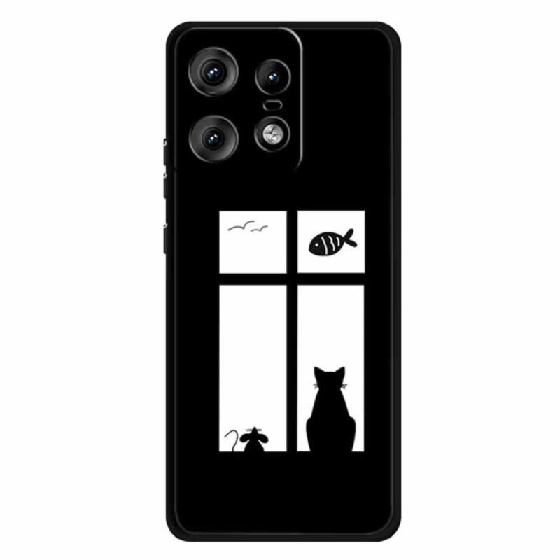 Cover Motorola Edge 50 Pro Cat and Mouse