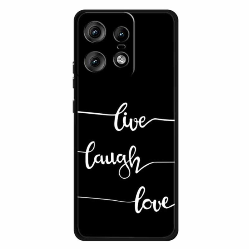 Cover Motorola Edge 50 Pro Live Laugh Love