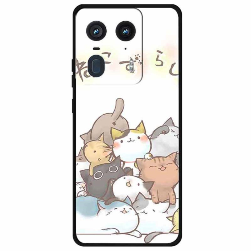 Motorola Moto X50 Ultra Case Cats Piled On