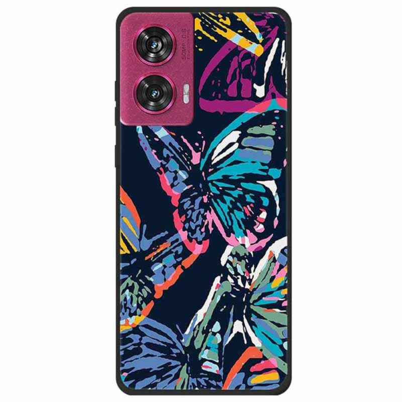 Cover Motorola Edge 50 Fusion Butterfly Painted