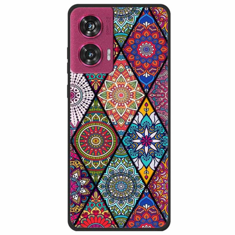 Cover Motorola Edge 50 Fusion Mandala Flower