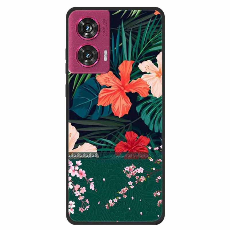 Cover Motorola Edge 50 Fusion Coloured Flowers