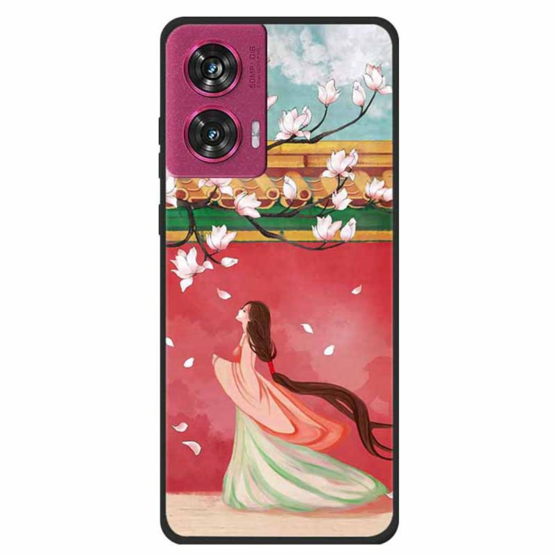 Cover Motorola Edge 50 Fusion Women Peach Blossom