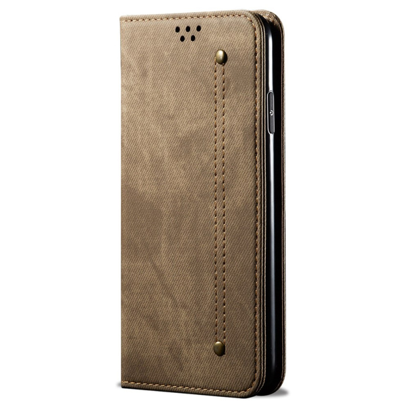 Flip Cover Motorola Edge 50 Fusion Jeans Fabric