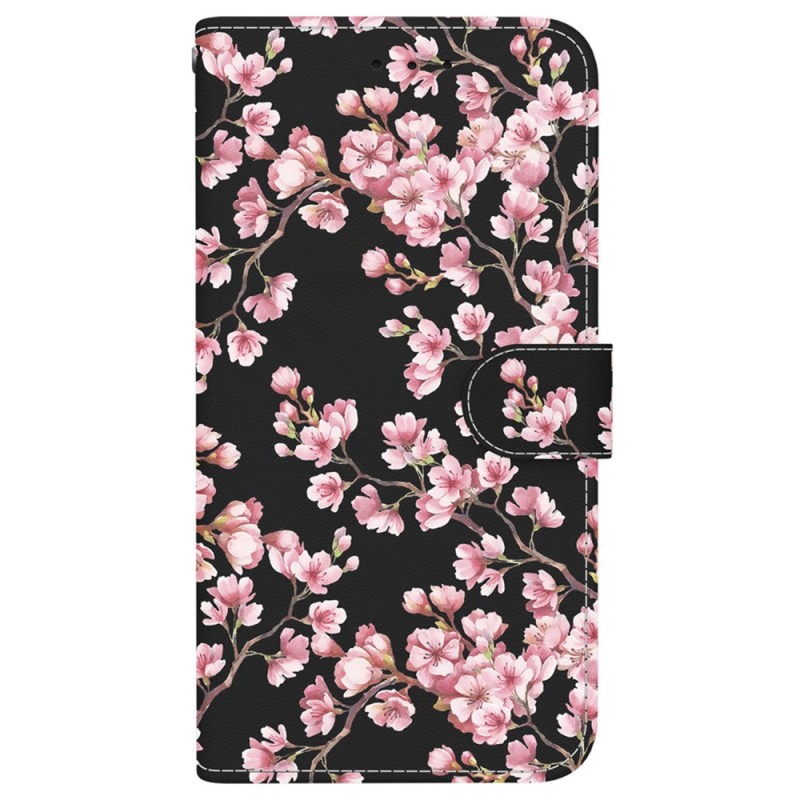 Case iPhone 16 Plum Blossom with Lanyard