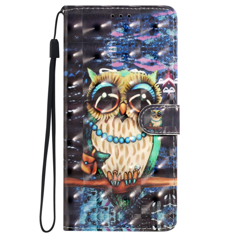 Case iPhone 16 Owl with Lanyard