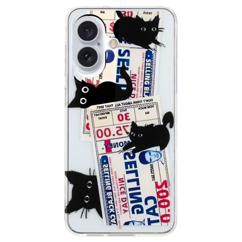 Case iPhone 16 Chats Black