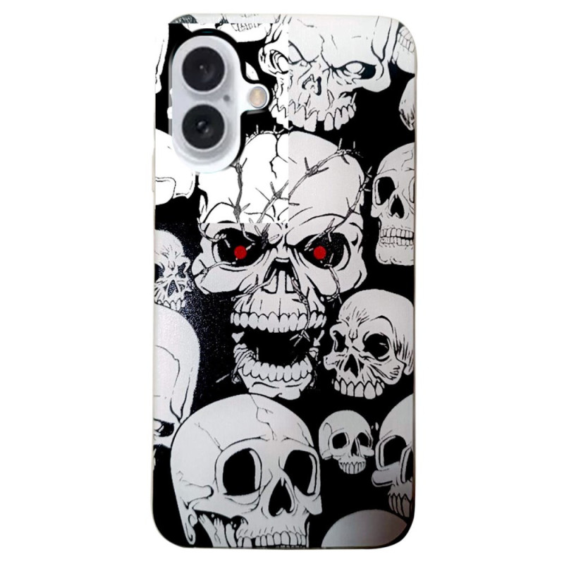 Case iPhone 16 Skulls