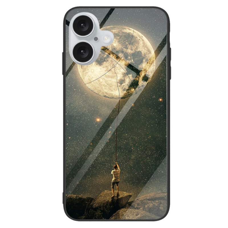 Case iPhone 16 Tempered Glass Moon