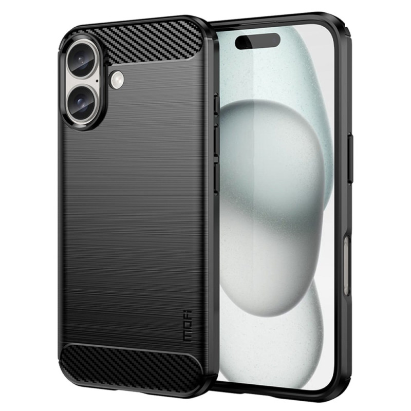 MOFI Brushed Carbon Fibre iPhone 16 Case