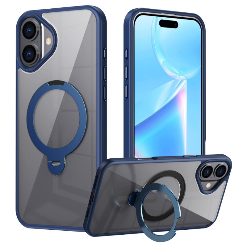 Transparent iPhone 16 Case Magnetic Support Ring