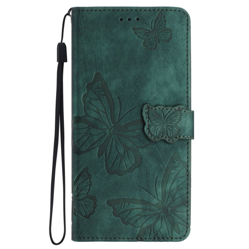 Case iPhone 16 Wallet Butterflies pattern