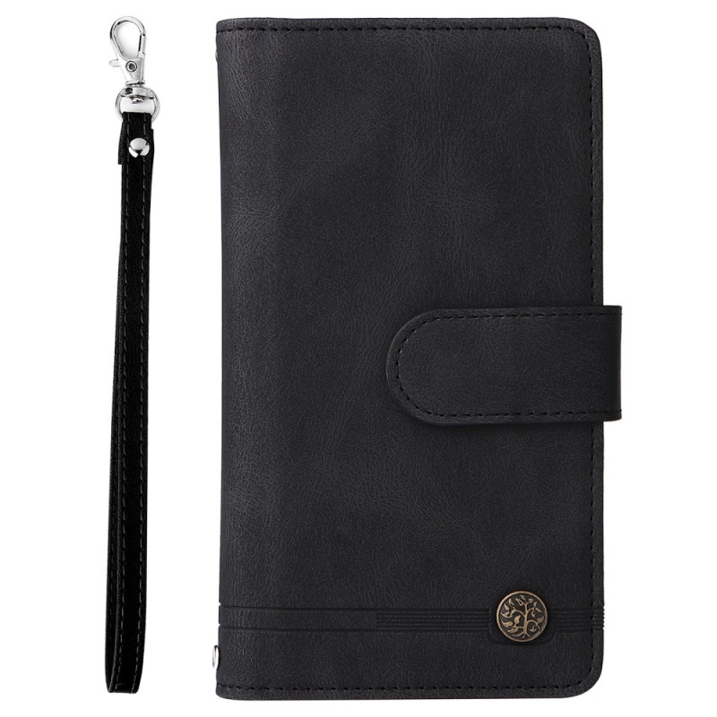 Case iPhone 16 Wallet Rivet with Lanyard