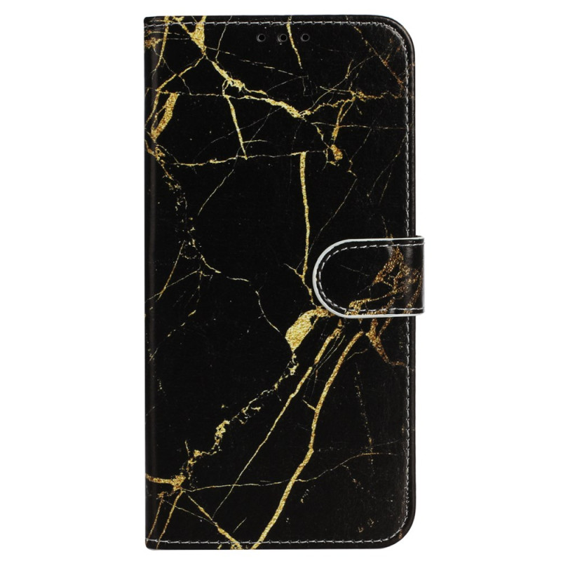 Case iPhone 16 Plus Marble Black Gold