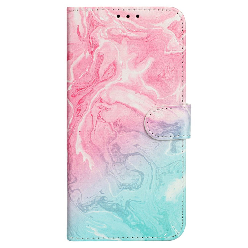 Case iPhone 16 Plus Marble Pink Green