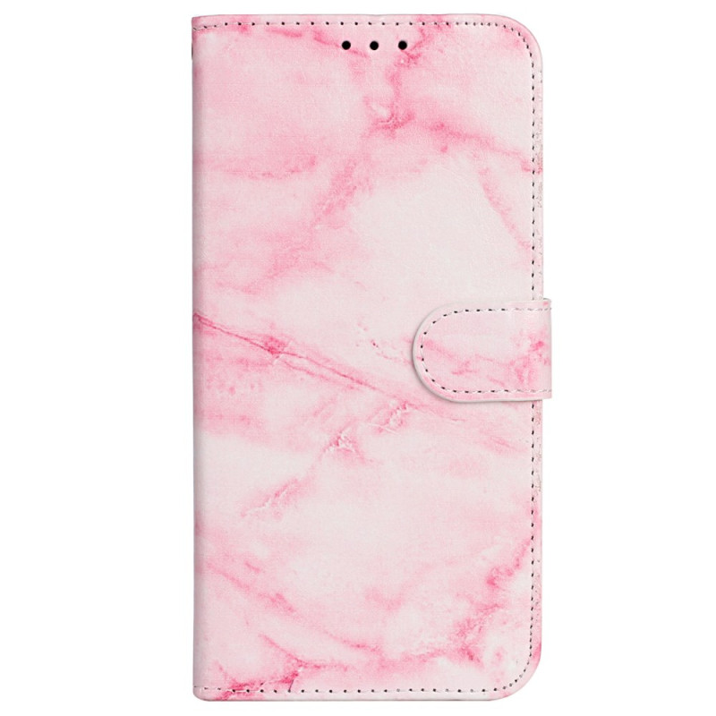 Cover Case iPhone 16 Plus Marble Motif Pink