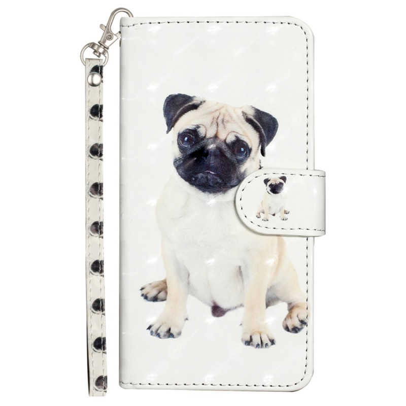 Case iPhone 16 Plus Dog with Strap