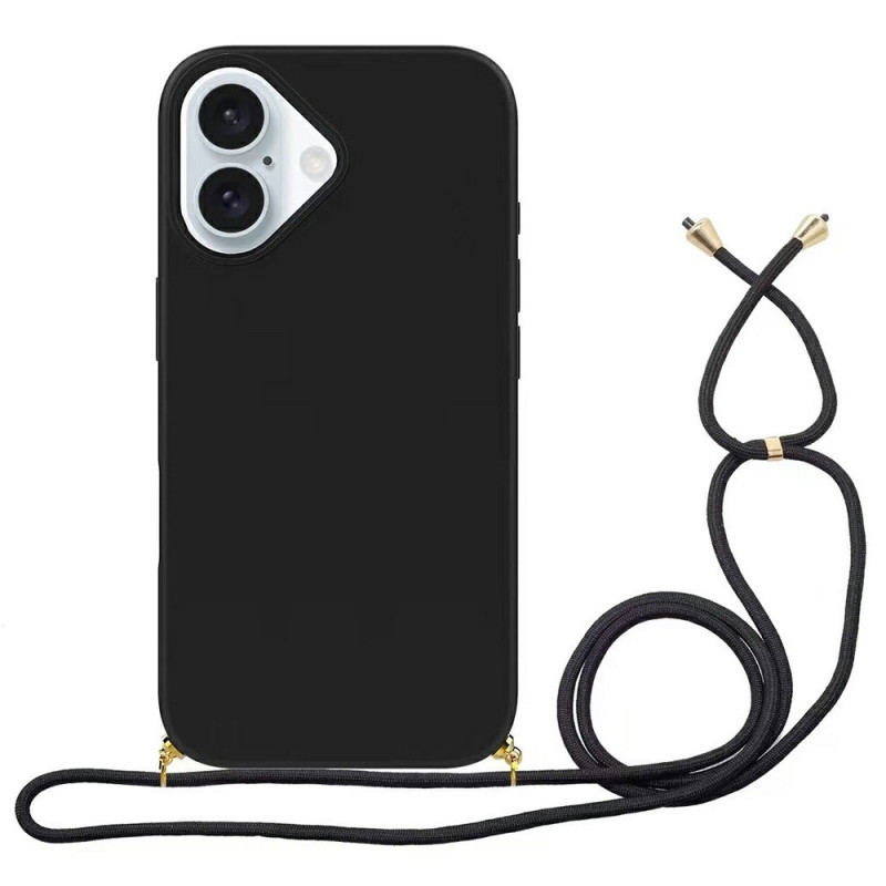 Drawstring Case iPhone 16 Plus Wheat straw