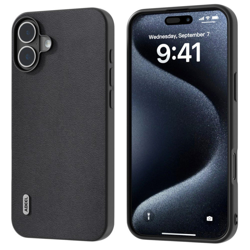 Case for iPhone 16 Plus Leatherette ABEEL