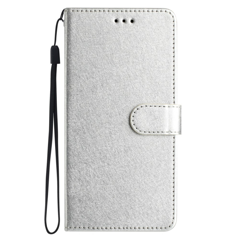 Case iPhone 16 Plus Silk Texture with Strap