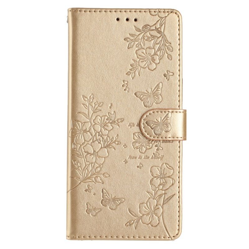 Case iPhone 16 Plus Small Butterflies with Strap