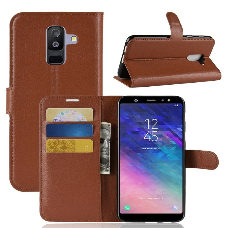 Cover Samsung Galaxy A6 Plus Simili Cuir Lychee Cover Samsung Galaxy A6 Plus Simili Cuir Lychee