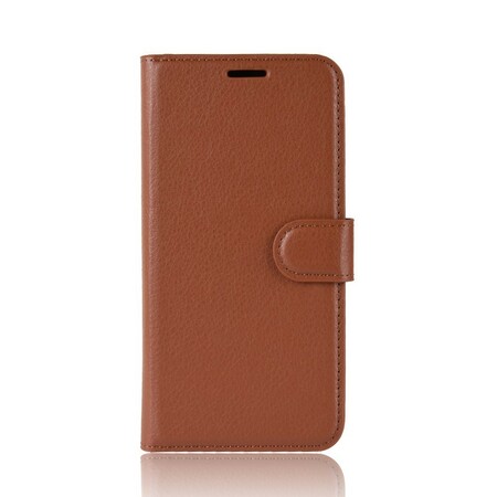 Cover Samsung Galaxy A6 Plus Simili Cuir Lychee
