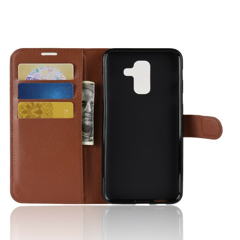 Cover Samsung Galaxy A6 Plus Simili Cuir Lychee Cover Samsung Galaxy A6 Plus Simili Cuir Lychee