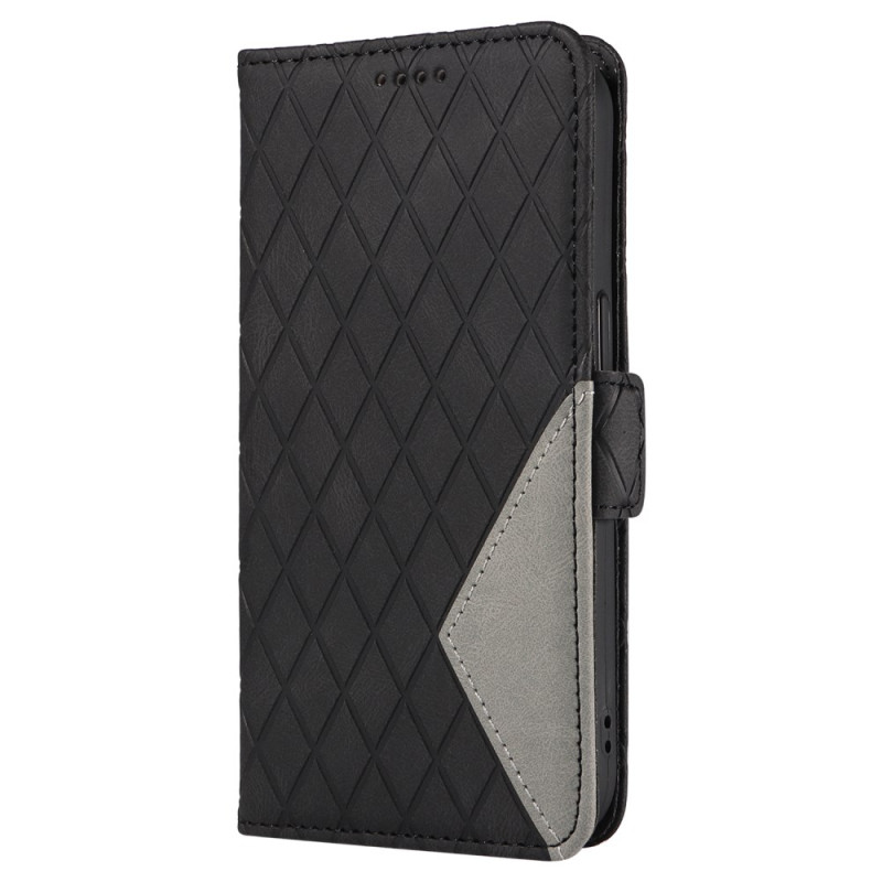 Case for iPhone 16 Plus Losanges pattern with strap