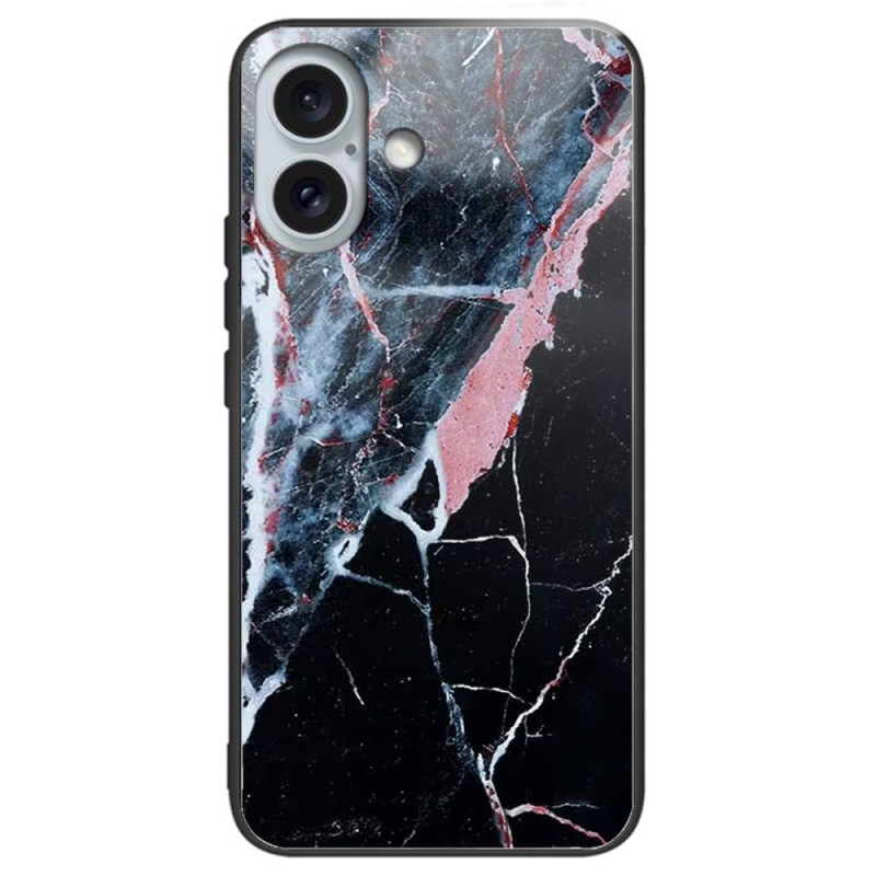 iPhone 16 Plus Hard Case Marble Black