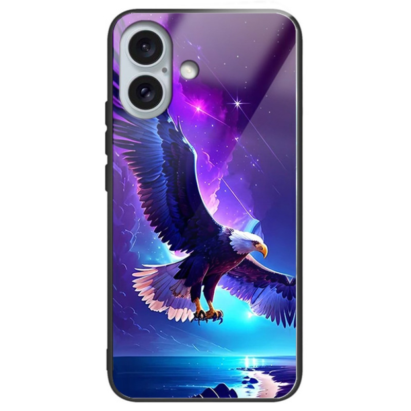 Case iPhone 16 Plus Tempered Glass Flying Eagle