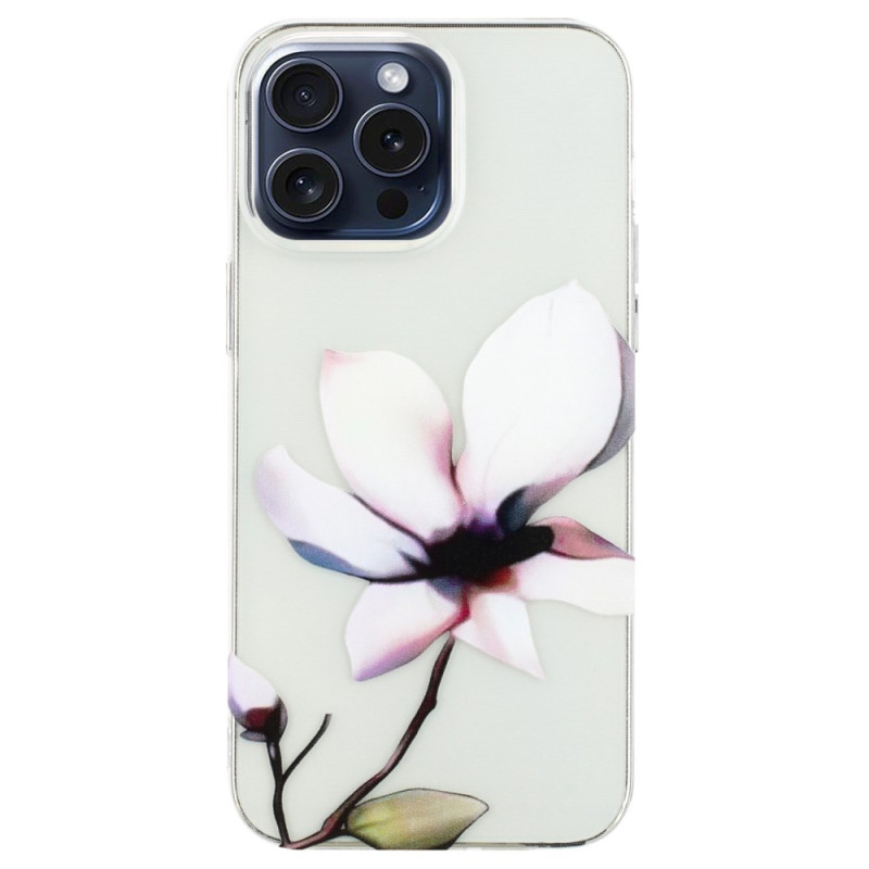 White Flower iPhone 16 Pro Case