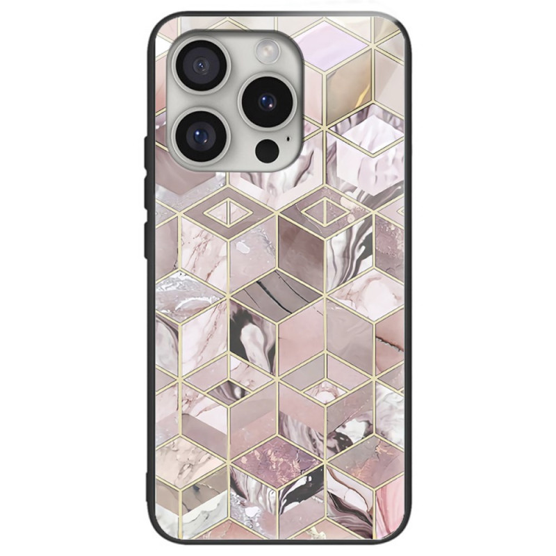 iPhone 16 Pro cases Tempered Glass Marble Blocks