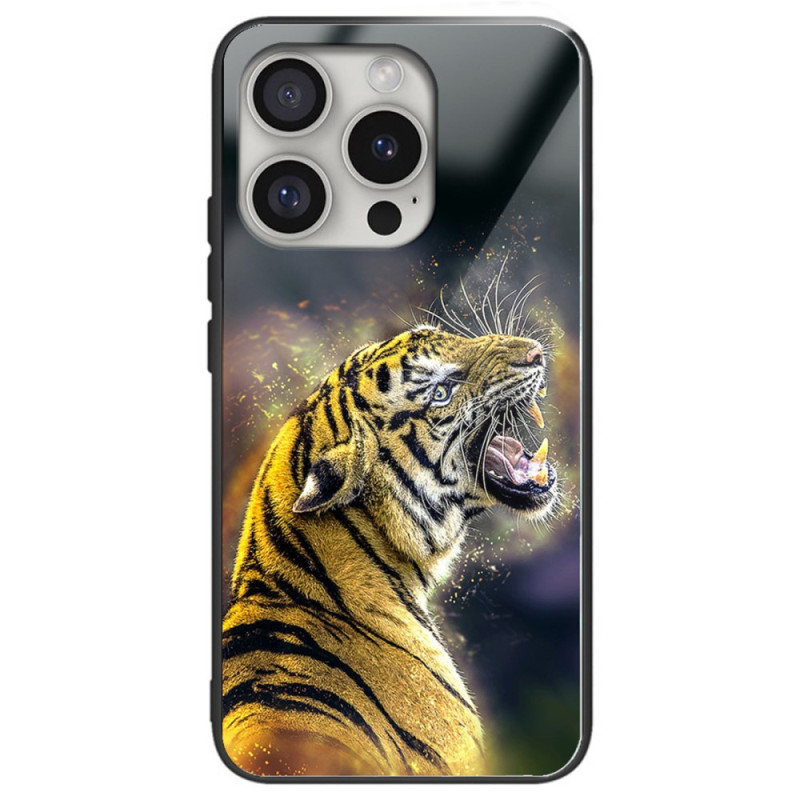 Case iPhone 16 Pro Tempered Glass Roaring Tiger