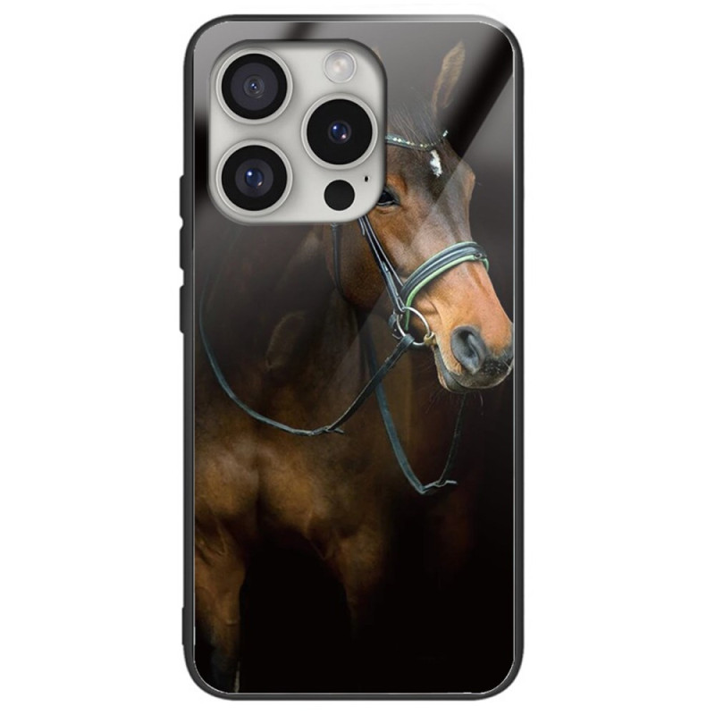 Case iPhone 16 Pro Tempered Glass Horse