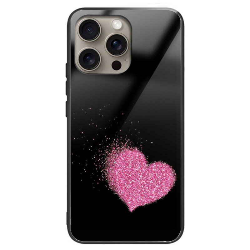 Hard Case iPhone 16 Pro Tempered Glass Heart