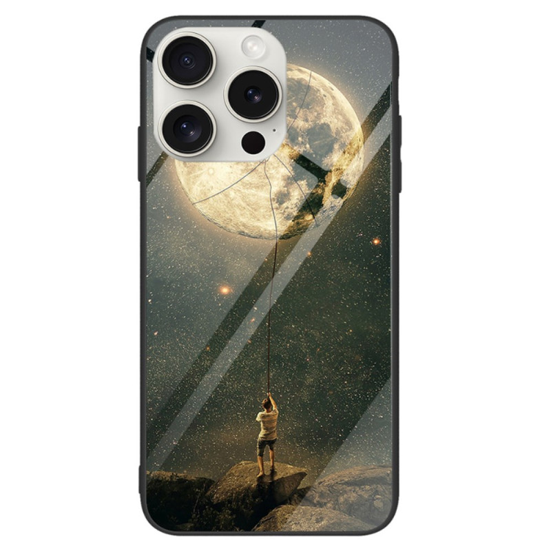 Case iPhone 16 Pro Tempered Glass Moon