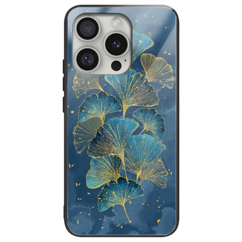 Case iPhone 16 Pro Tempered Glass Ginkgo Leaves