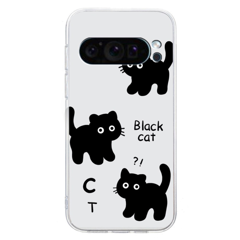 Google Pixel 9 Case Cat black