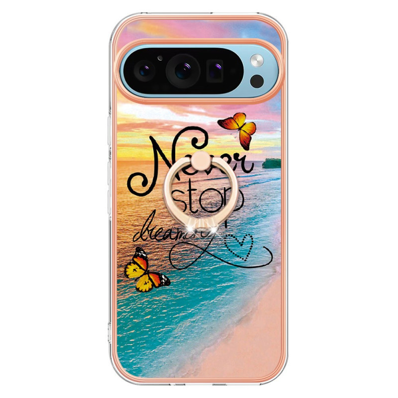 Google Pixel 9 / Pixel 9 Pro Case Support Ring Never Stop Dreaming