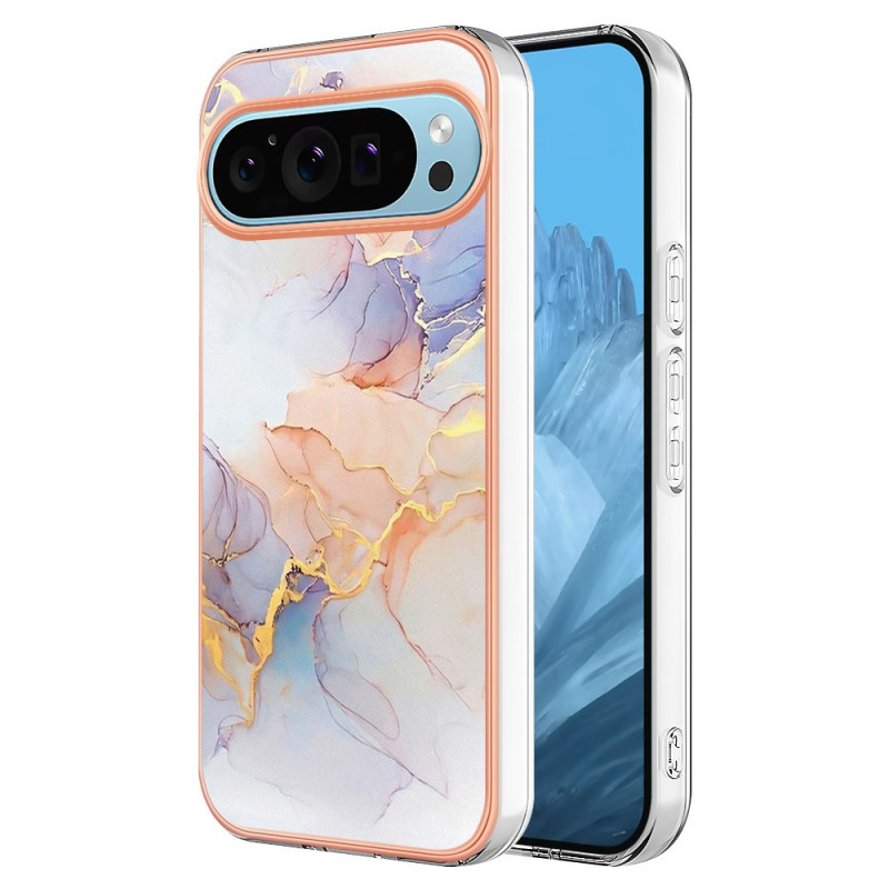 Google Pixel 9 / Pixel 9 Pro Cover Marble Coloured