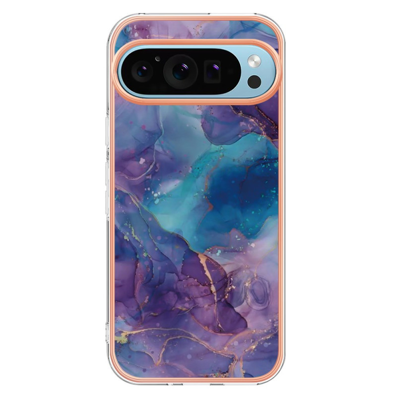 Google Pixel 9 / Pixel 9 Pro Case Marble Decor Support Ring