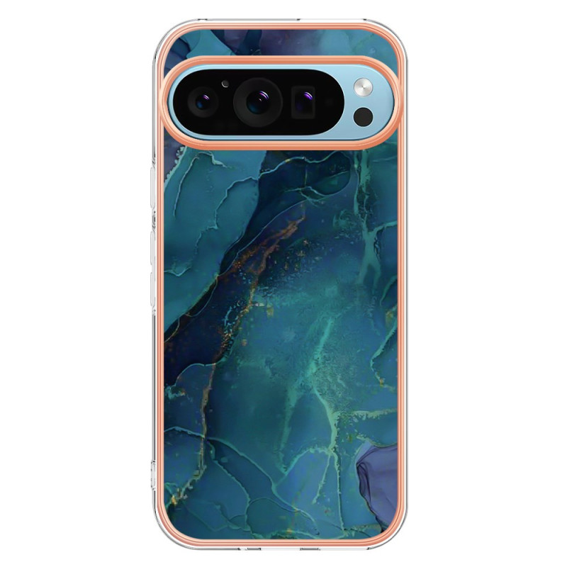 Google Pixel 9 / Pixel 9 Pro Case Marble Decor Support Ring