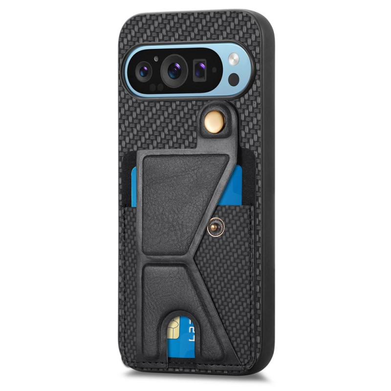 Google Pixel 9 / Pixel 9 Pro Carbon Fibre Case Card Holder