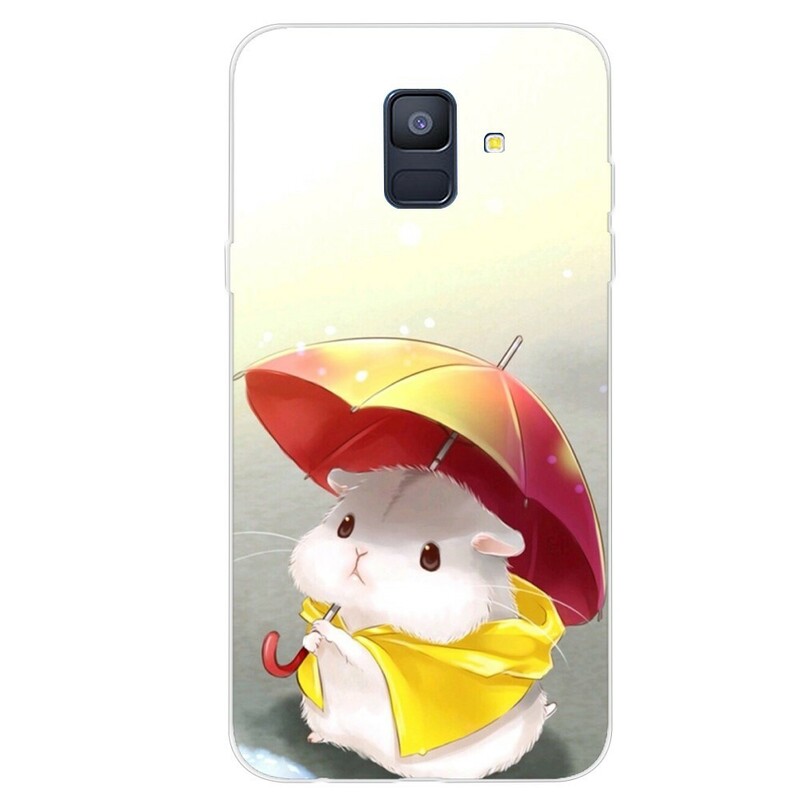 Samsung Galaxy A6 Mouse Cover Under the Rain